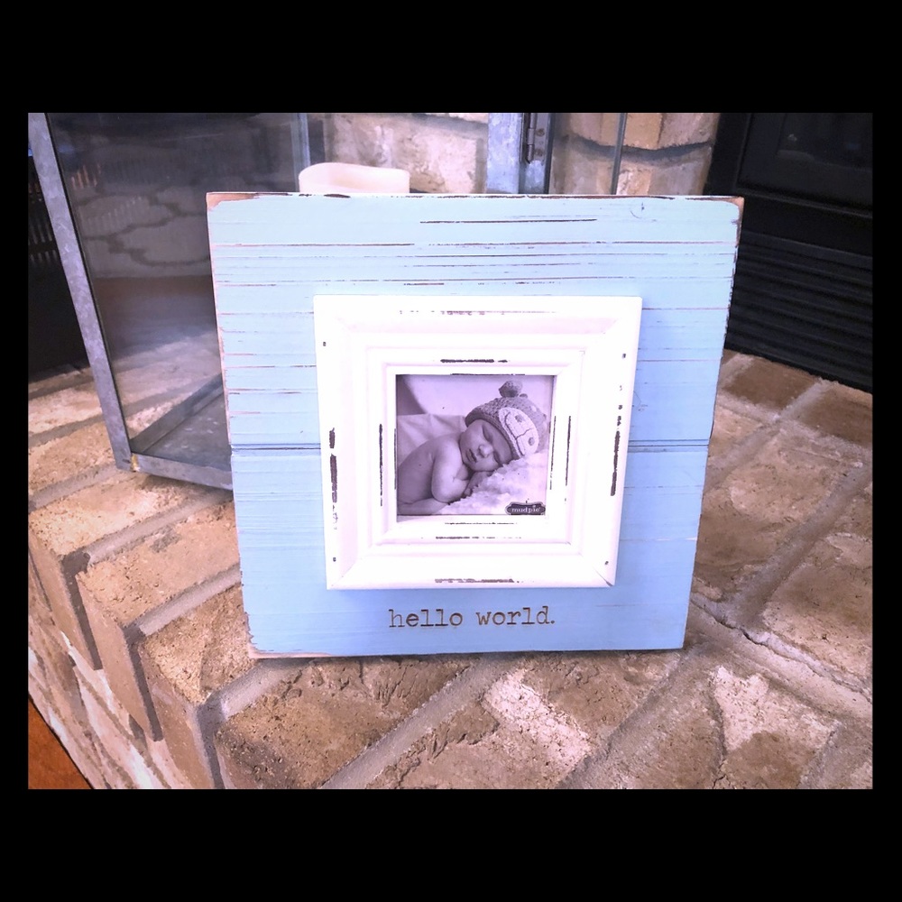 NWT Mud Pie Baby Boy Picture Frame